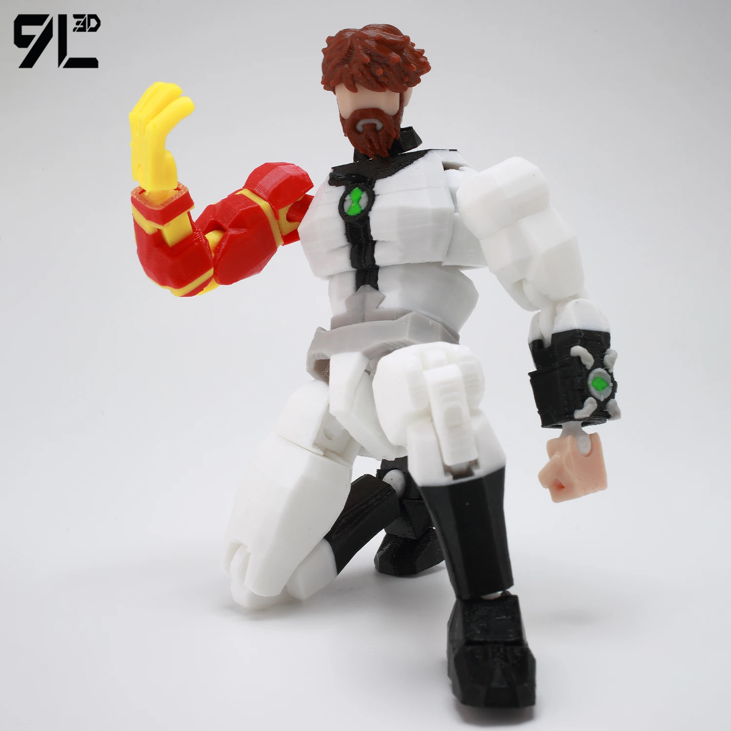 Фото 9L3D Dummy13 Улучшенная фигурка героя-инопланетянина с подвижными суставами, Омнитрикс, супергерой с часами, аниме-коллекционная фигурка для настольного дисплея №2