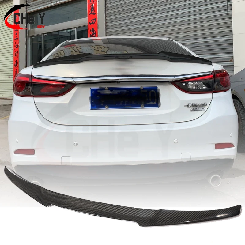Задний спойлер из углеродного волокна для Mazda 6 Atenza будьте внимательны 2014 2015 2016 2017