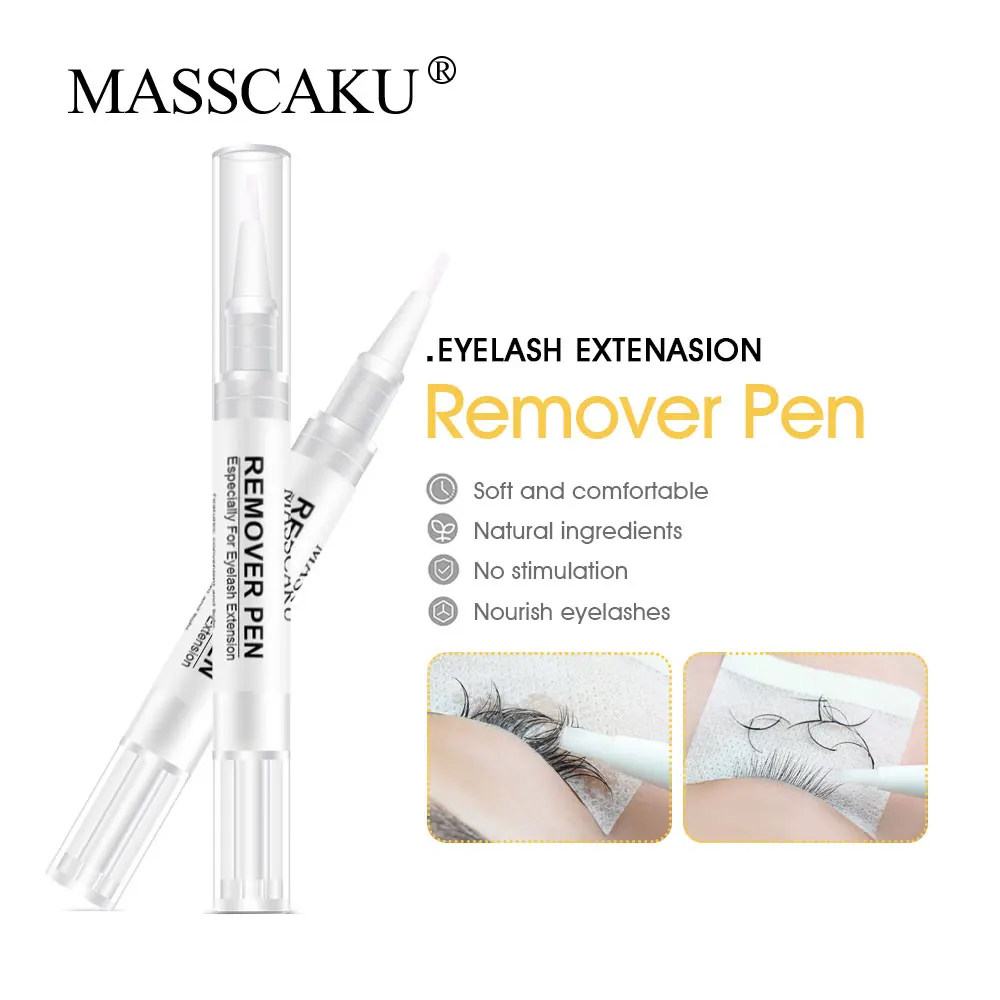 

MASSCAKU New Self Grafting False Eyelash Glue Remover Pen Supplies Non-irritating Eyelashes Extension Tools Makeup