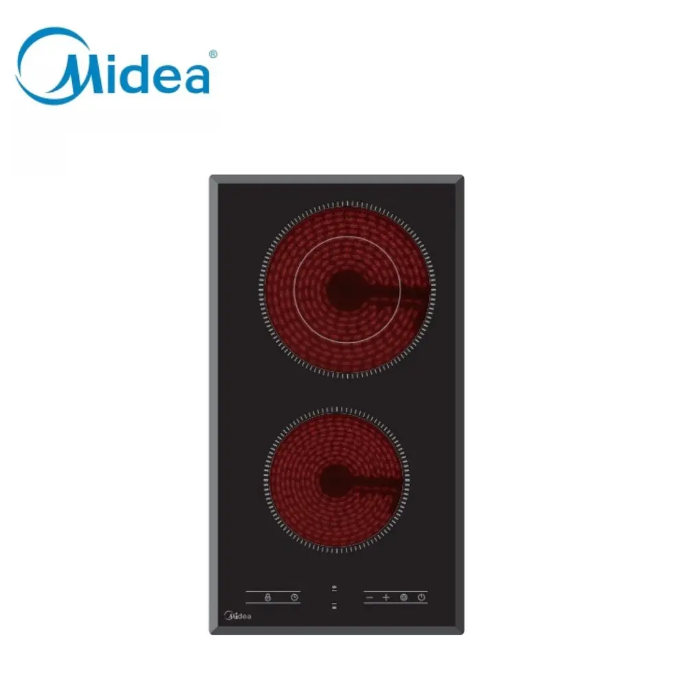 Glass ceramic hob Midea mch32330f home appliances kitchen touch panel 2 hotplates electric | Bulit-in Hobs