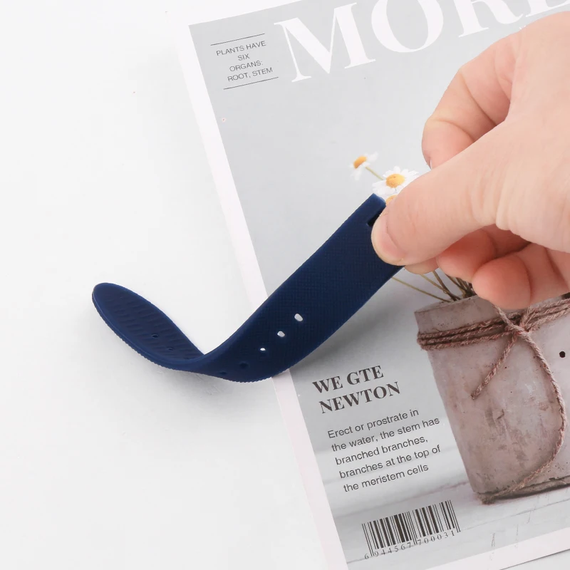 20mm Men's silicone strap for Swatch YTS401 402 409 713 YTB400 Watch Accessories Sports rubber watch band buckle