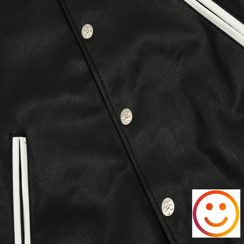 2024 Vandythepink полотенце с цветочной вышивкой мужская куртка кожаная Лоскутная