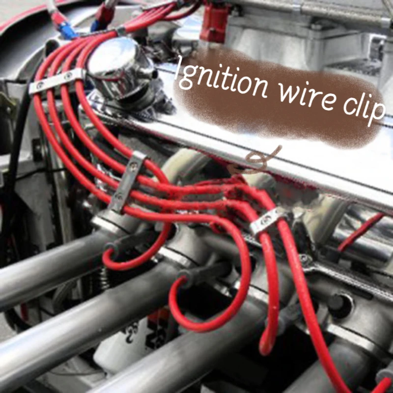 

Автомобильный зажим для провода зажигания зажим разделитель свечи зажигания РАЗДЕЛИТЕЛЬ провода фиксированный набор точек 4 отверстия