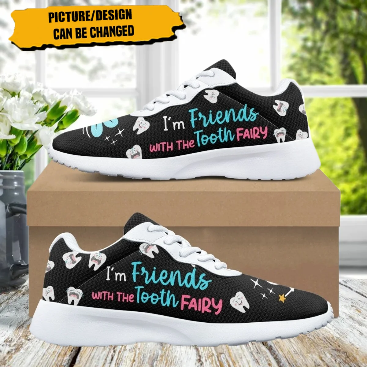 Защитите зубы стоматологические женские модные мягкие кроссовки износостойкие