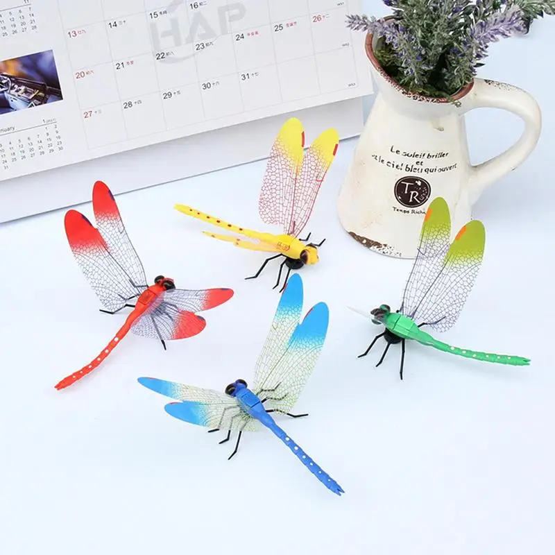 

14cm Dragonfly Mosquito Repellent Magnetic Fridge Magnets Simulation Dragonfly Insect Model Mosquito Repellent For Camping