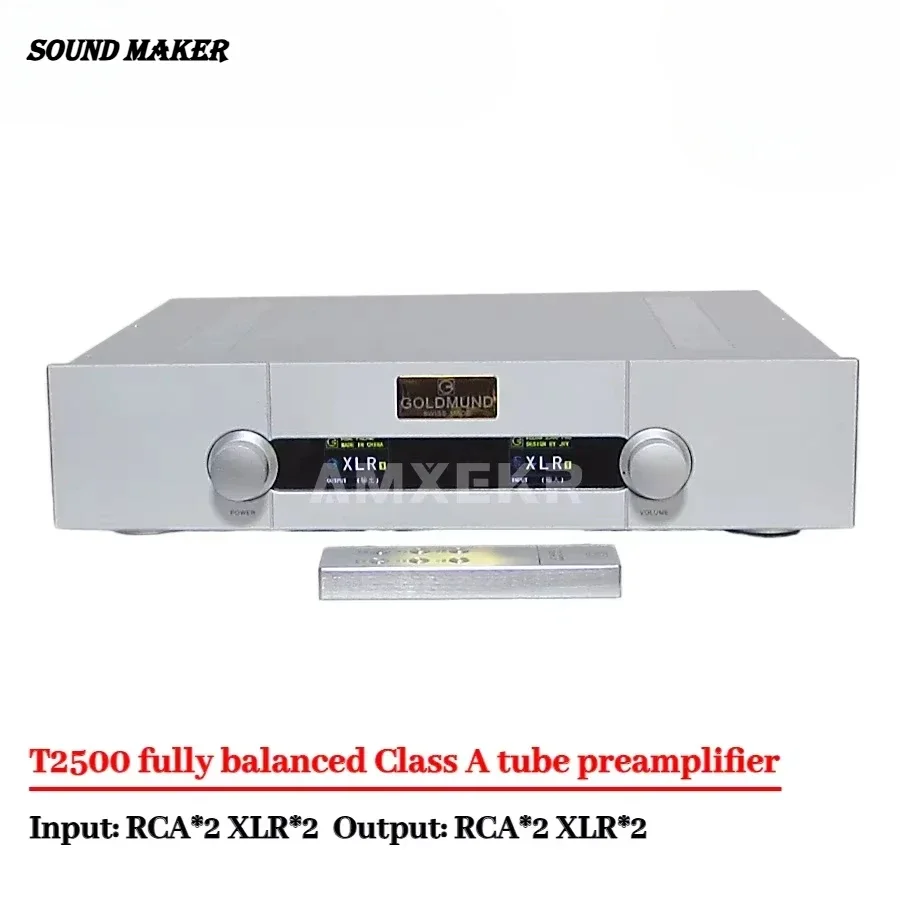 Фото Sound MakerT2500 Полностью балансный флагманский ламповый предусилитель класса A с дистанционным управлением Ламповый усилитель для домашнего кинотеатра №1