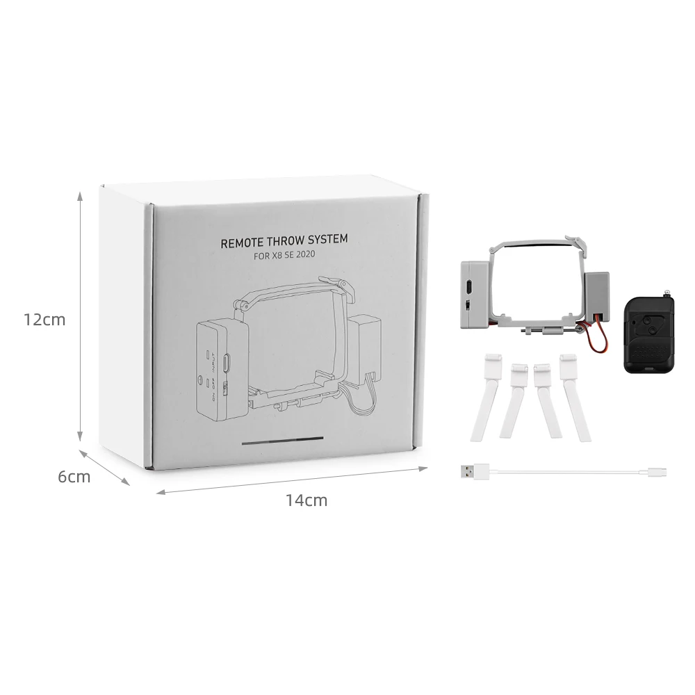 Система Airdrop для рыболовного коптера FIMI X8 SE 2020 для отправки прикормки, подарков, свадебного кольца, спасения жизни и аксессуаров для метания.
