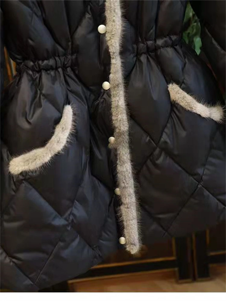 2021 Womens Parkas Winter Jacket Women Maxi Outwear Long Parka Mujer Cotton Padded Overcoat Casual Oversize Coat Female