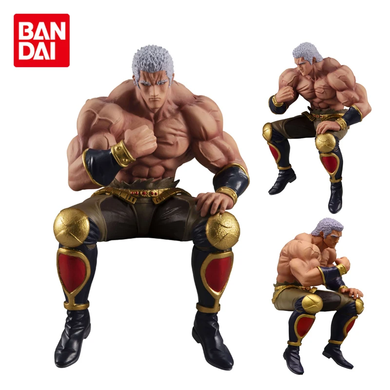 

Bandai Genuine Hokuto No Ken Fist of The North Star RAOH Noodles Stopper Anime Action Figures Toys Ornaments Gifts for Children