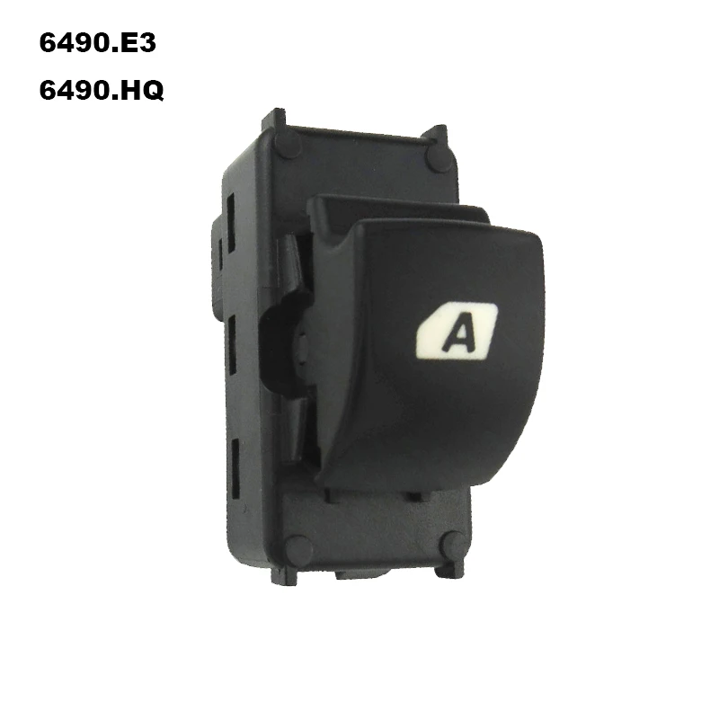 

Однодверный переключатель управления окном автомобиля кнопка регулятора окна питания для Citroen Berlingo C4 Peugeot Partner 6490.E3 6490.HQ