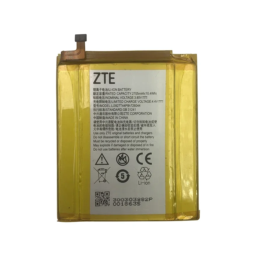 100% Оригинальный аккумулятор 2705 мАч Li3927T44P8H726044 для ZTE Axon 7 Mini B2017 B2017G 5 2 дюйма сменные