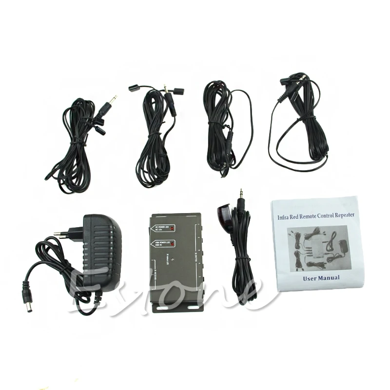 

Remote Extender 8 Emitters 1 Receiver IR Repeater System Kit EU
