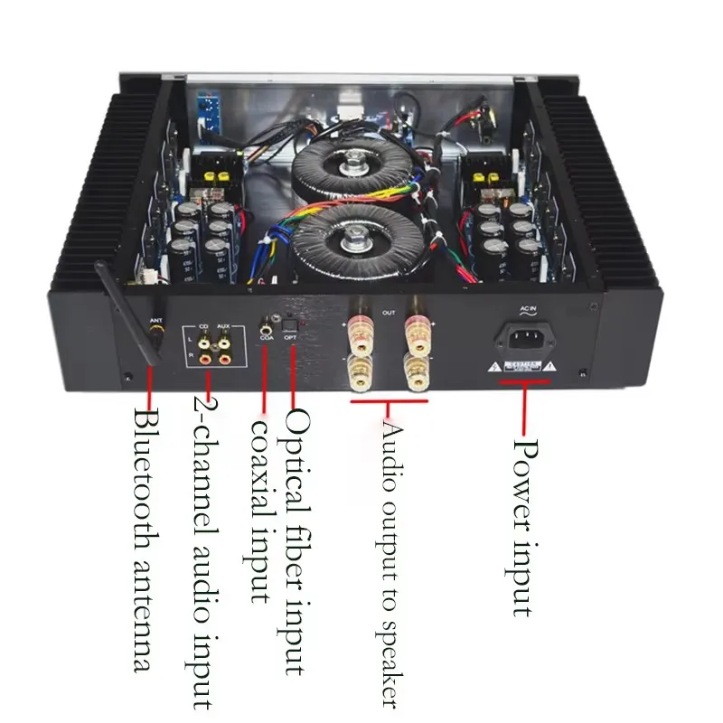 AIYIMA SMSL STK300 2.0 усилитель мощности Bluetooth