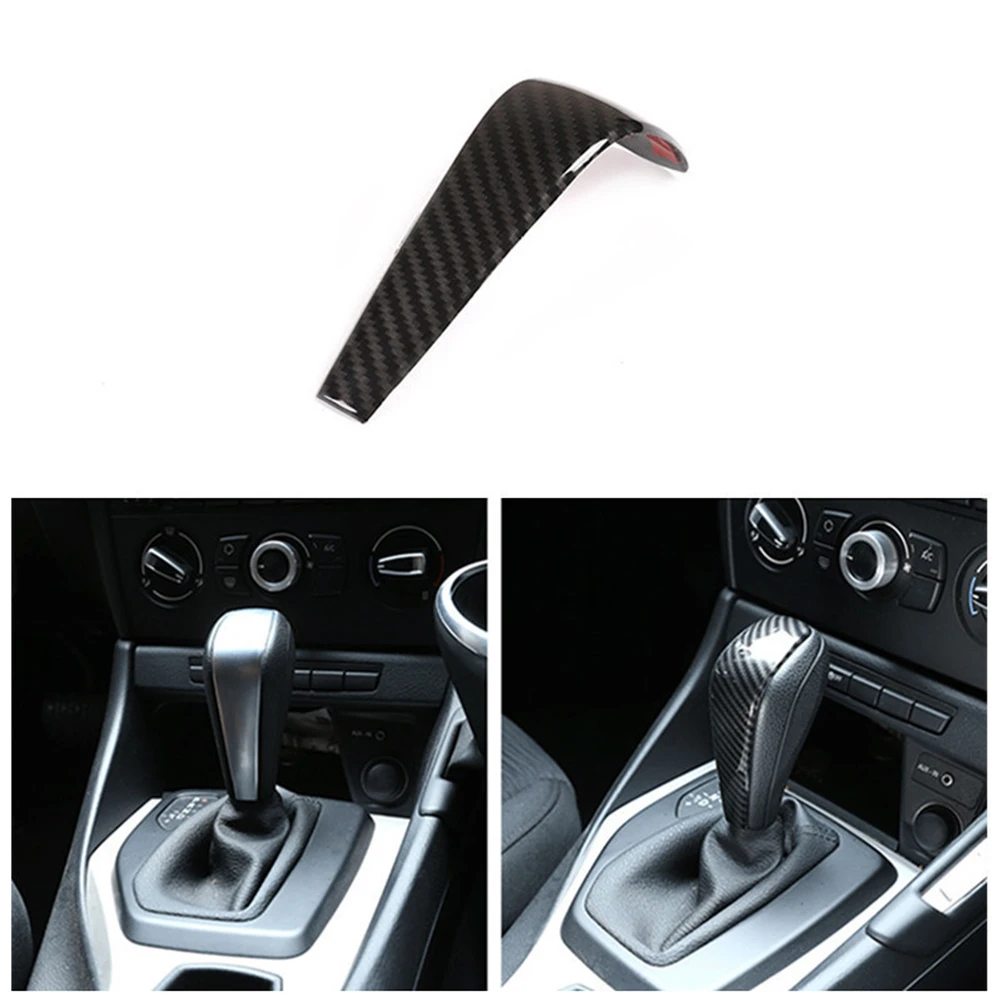 

1Pcs Gear Shift Knob Cover Trim Shell Decor High Quality 100% Brand New Carbon Fiber Gear Shift Knob Cover Shell
