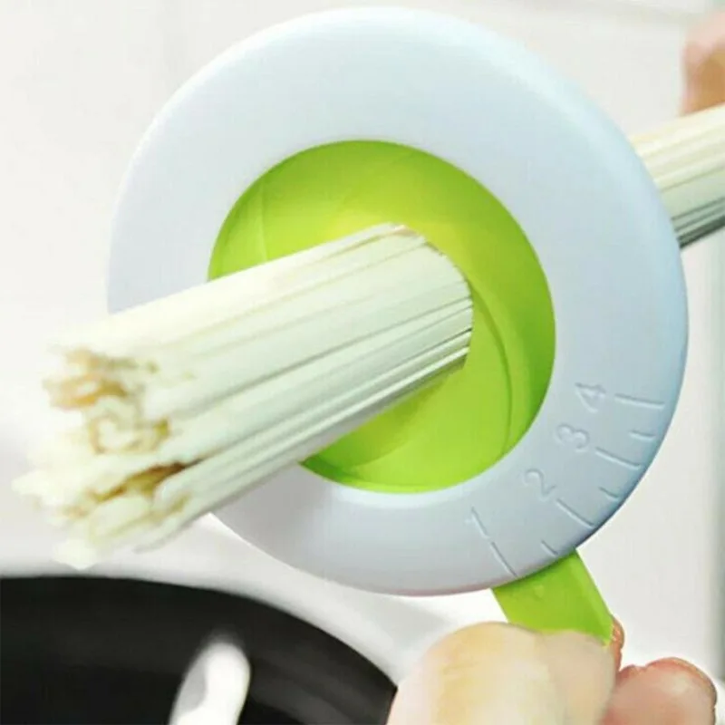 

200Pcs Spaghetti Measures Plastic Adjustable Pasta Tools 1-4 People Component Noodle Measuring Tools