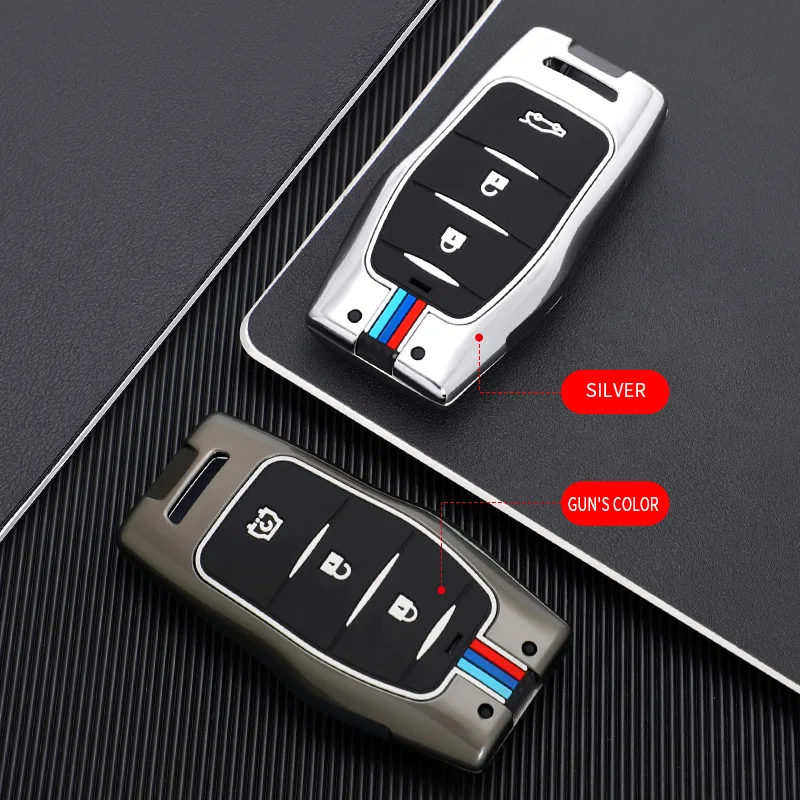 Чехол для ключей из цинкового сплава и искусственной кожи Dongfeng Fengon Fengguang IX5 580 IX7