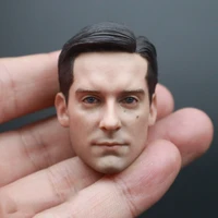 16 male soldier super hero tobey maguire head carving sculpture model high quality fit 12 inch action figures in stock