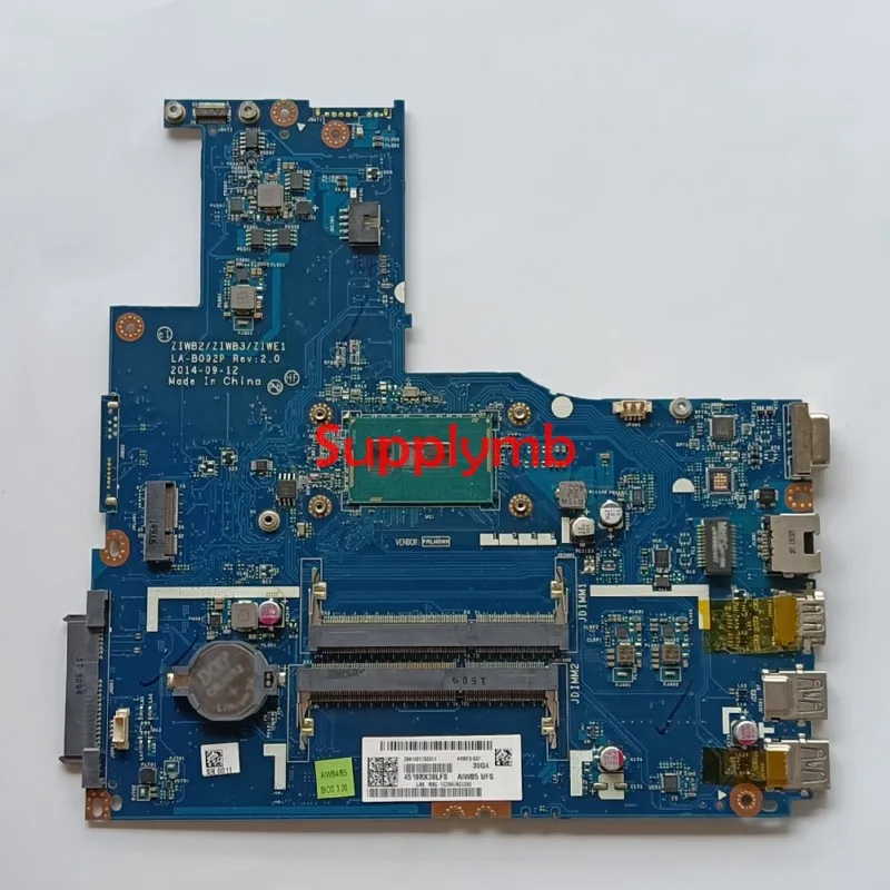 5B20H32838 Motherboard ZIWB2/ZIWB3/ZIWE1 LA-B092P SR210 3805U CPU for Lenovo B50-70 B50-80 NoteBook PC Laptop Mainboard Tested