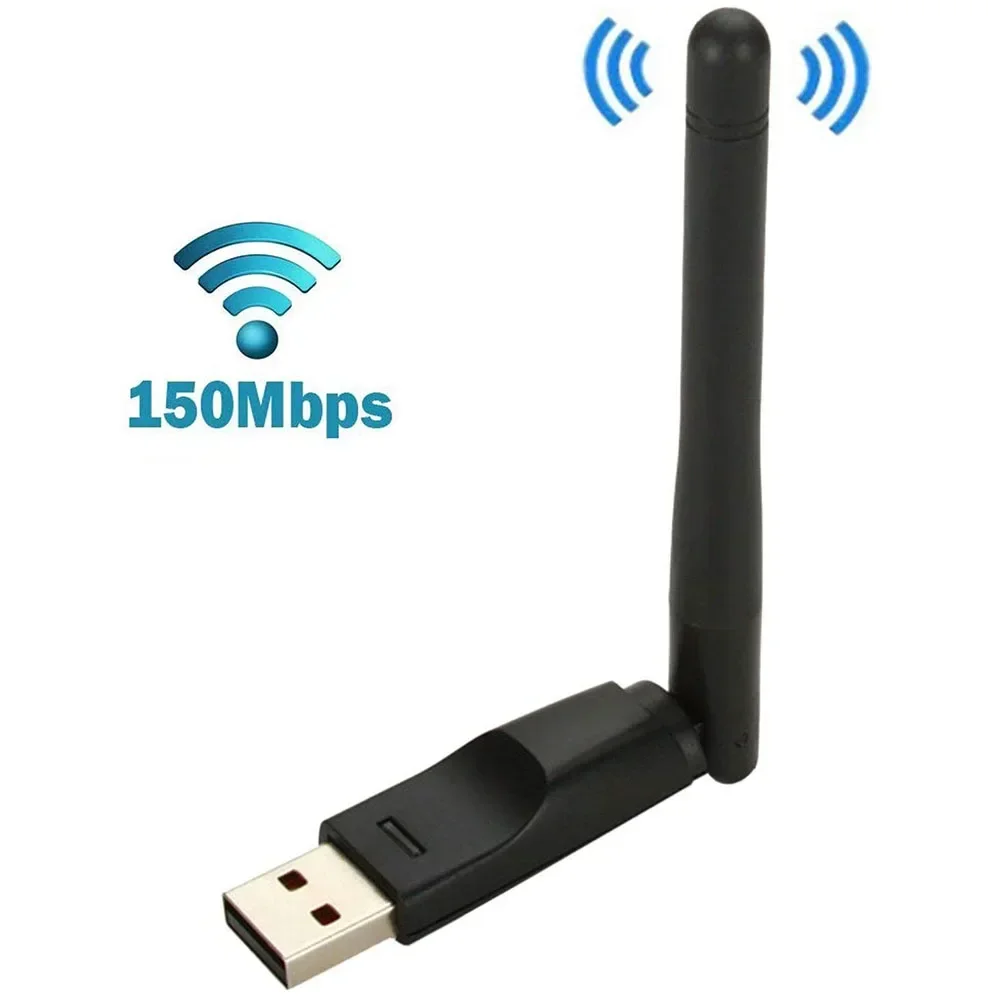 Мини-беспроводной Адаптер Wi-fi 150 Мбит/с Usb Odbiornik 20 Дбм Антенна Внешняя Сетевая