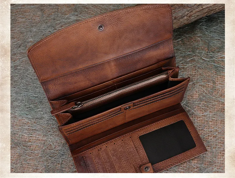 Женский кошелек для монет 2020 кожаный женский Длинный из натуральной кожи