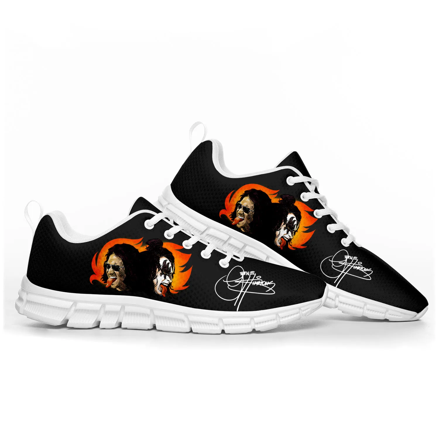 

Gene Simmons Rock Singer Sports Shoes Mens Womens Teenager Kids Children Sneakers Casual Custom High Quality Couple Shoes White