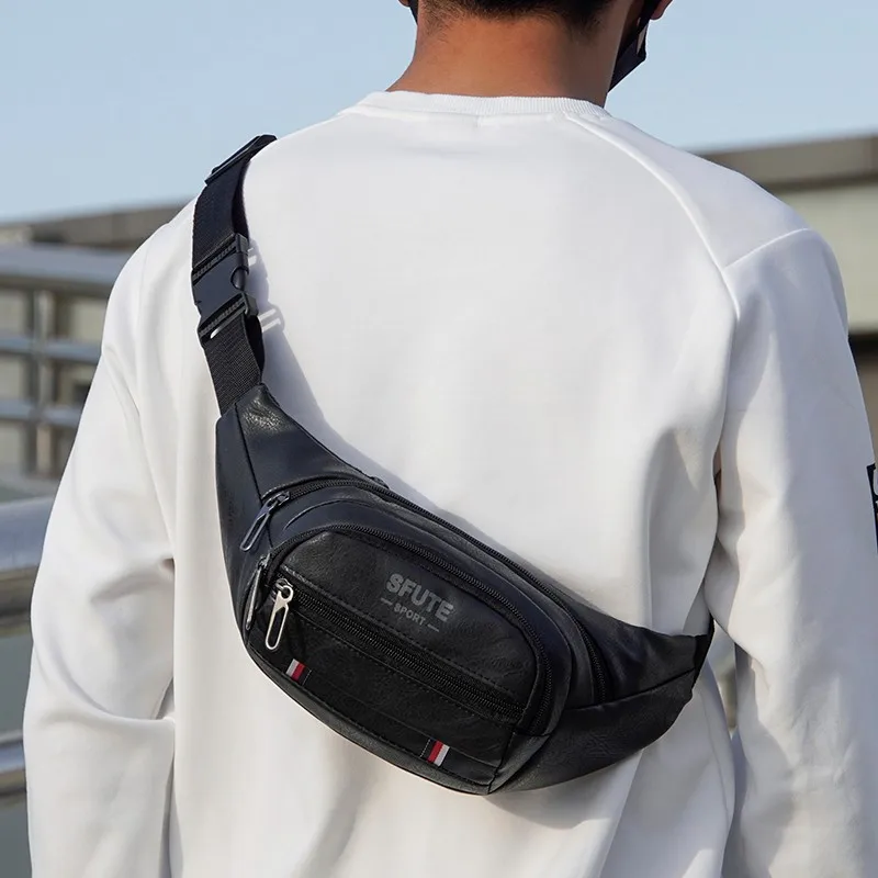 

Новая мужская сумка с карманом для занятий спортом на открытом воздухе, Диагональная Сумка, легкая Дорожная сумка из искусственной кожи, Повседневная вместительная сумка