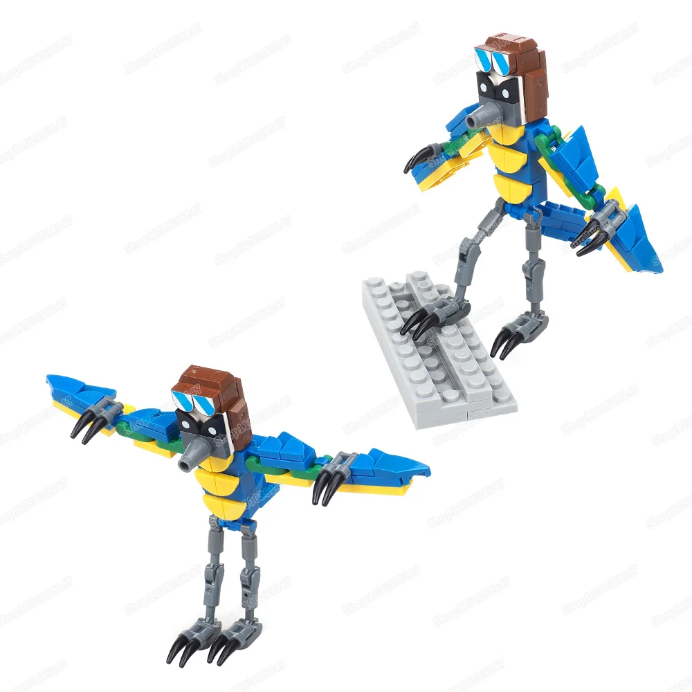 Конструктор попугаи монстров фигурки Индиго-парка исследуйте животных маскаты