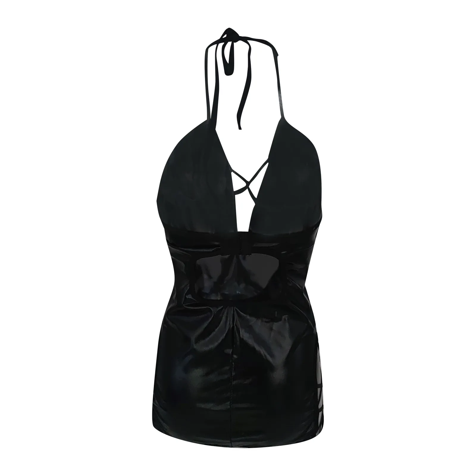 Женское нижнее белье женское эротическое из лакированной кожи |