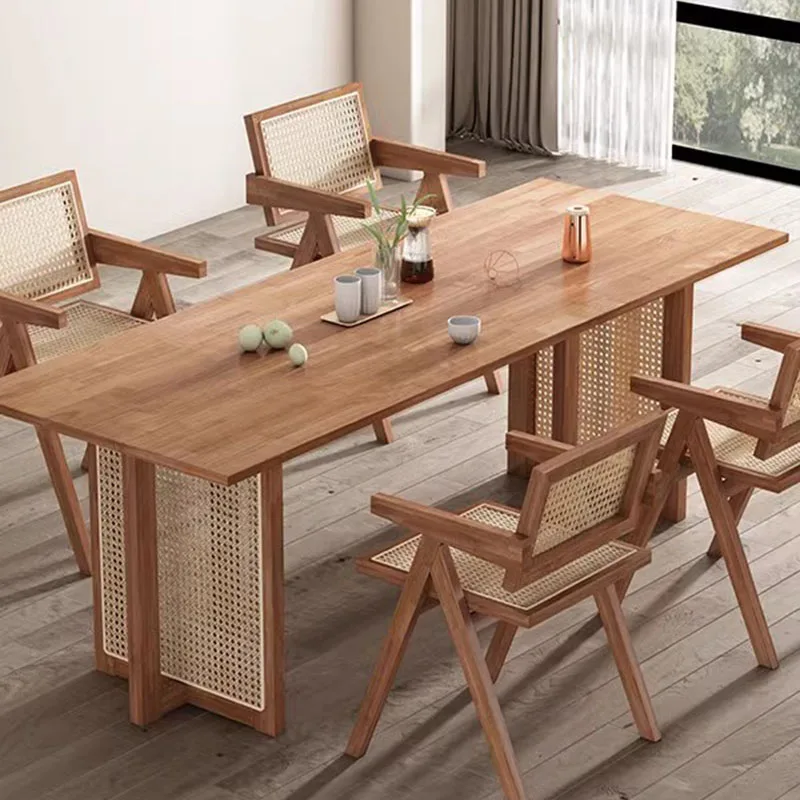 Столы для ресторанов стол из цельного дерева прикроватная тумбочка спальни