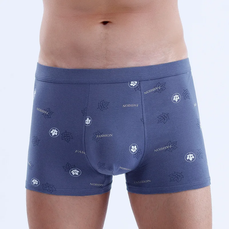 

Male Panties Cotton Soft Mens Underwear Boxers Breathable Fashion Print 3D Pouch Underpants Breathable Men Boxer Shorts Calecon