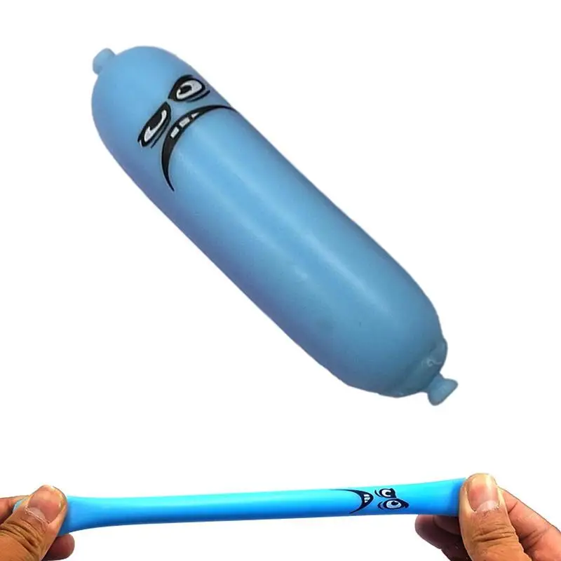 

Sausage Sensory Toys Eco-friendly Sausage Stress Relievers For Adults Fidgets Squeeze Toys For Kids Children Men And Women