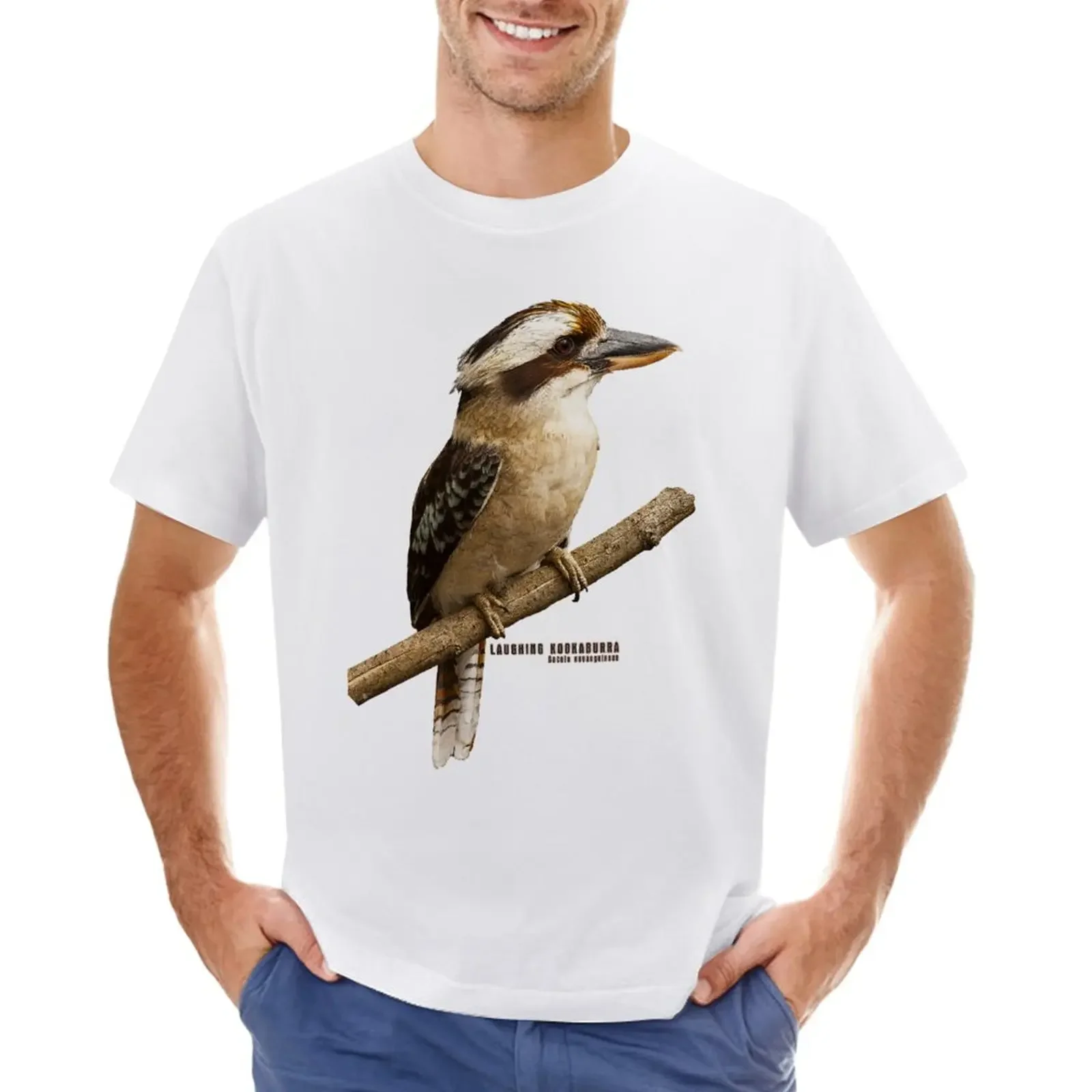 Футболка Laughing Kookaburra_01C новое издание футболки винтажная одежда мужская