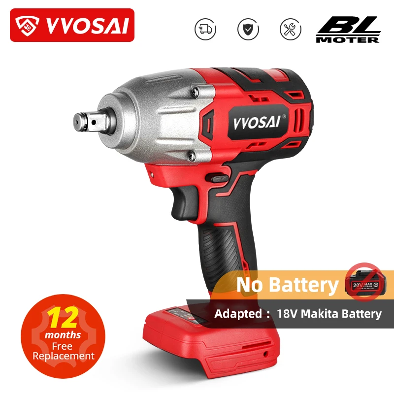VVOSAI MT-Series 600N.m бесщеточный беспроводной ударный гайковерт 20 в разъем литий-ионный аккумулятор розетка электрический гайковерт для автомобильных шин Toos VVOSAI MT-Series 600N.m бесщеточный беспроводной ударный гайковерт 20 в разъем литий-ионный аккумулятор розетка электрический гайковерт для автомобильных шин Toos