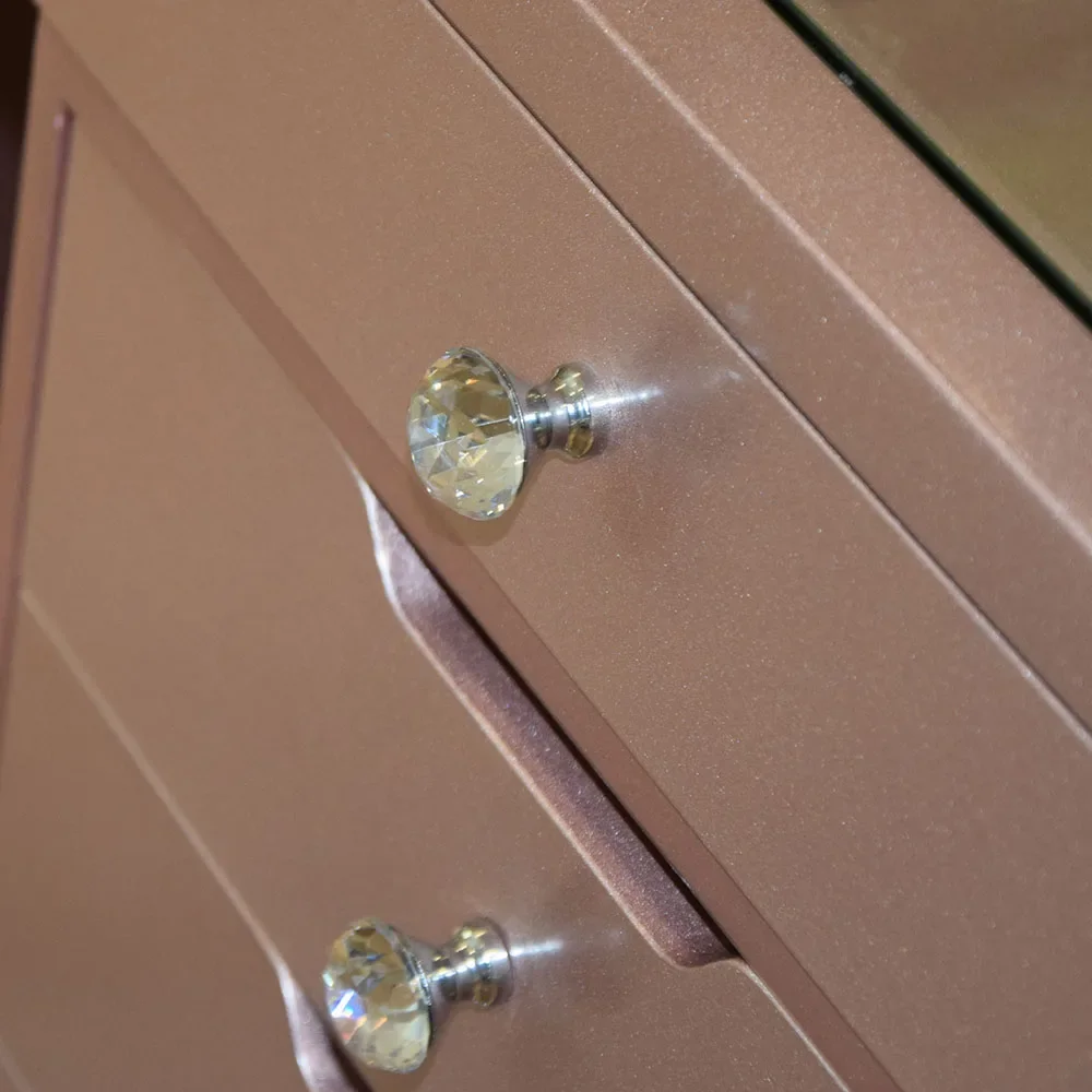 Мебель для макияжа туалетный столик искусственная кожа с подсветкой зеркала