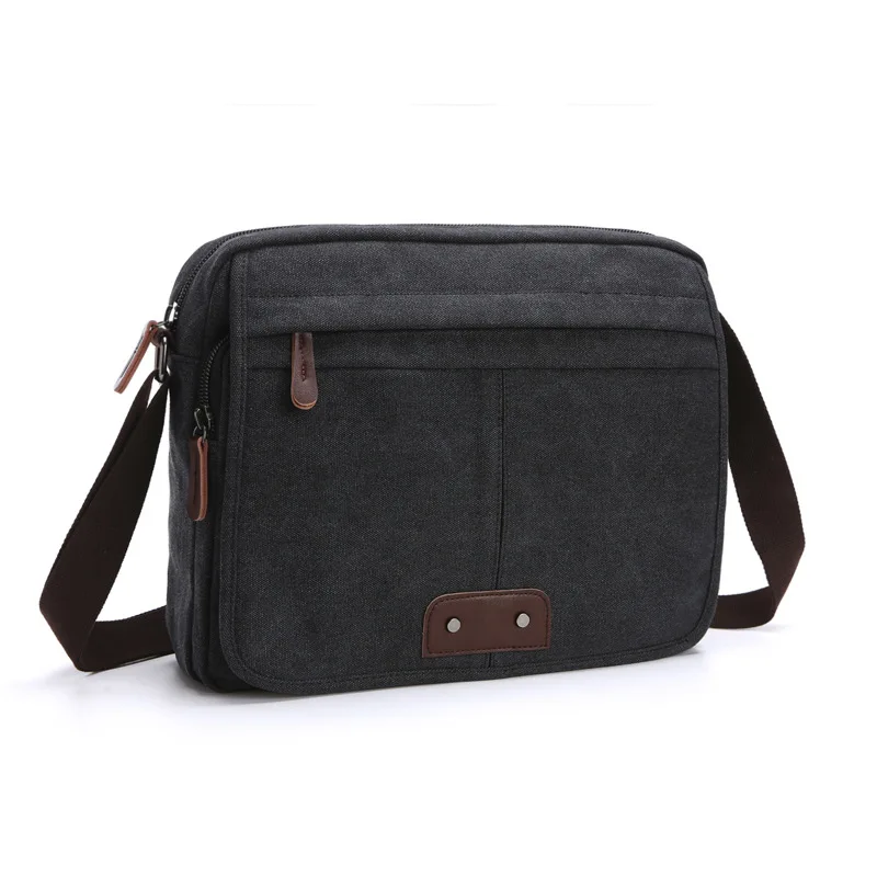 Повседневная сумка-мессенджер в стиле ретро мужская сумка через плечо модная
