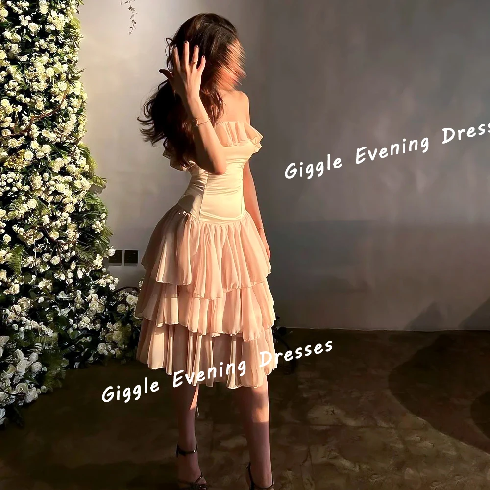 Женское шифоновое платье до колен Giggle элегантное для выпускного вечера в стиле