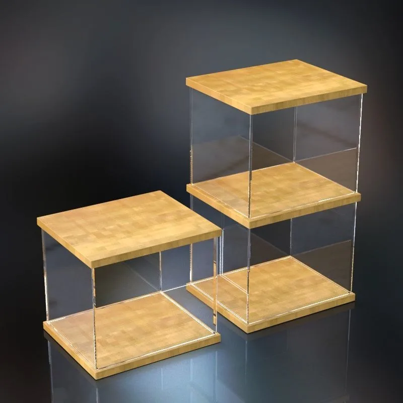 

Acrylic Display Case for Amiibo Funko POP Figures, Fragrance, Car Model, Clay Doll, Jewelry for Display Box Riser Stand