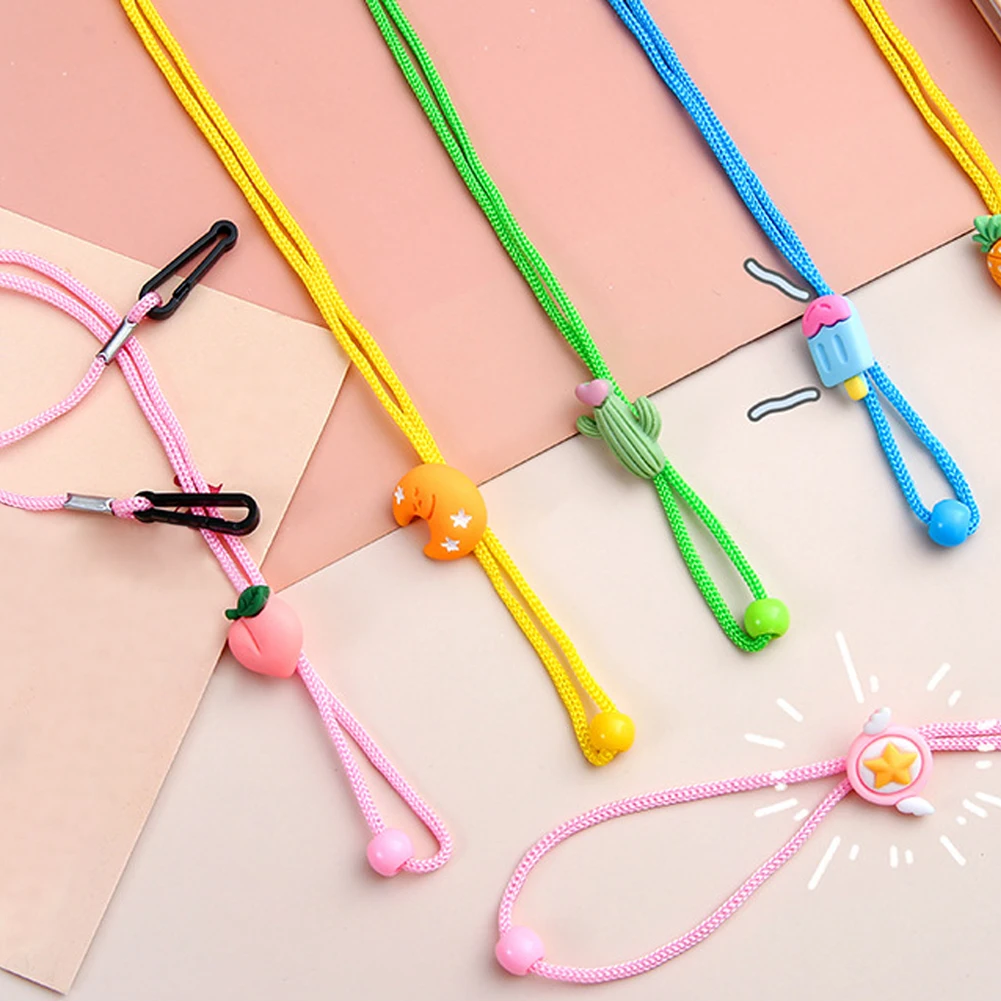 

Children Adjustable Masks Lanyard Chain Creative Cartoon Mask Hanging Rope Holder Non-slip Eyeglass Accessories For Kids Student