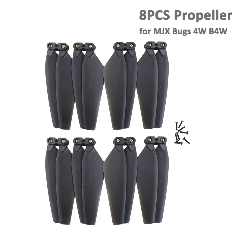 

8PCS MJX Bugs 4W B4W Propeller Props Spare Part fit for HS550 Brushless Drone Quadcopter Main Blade Wing Accessory