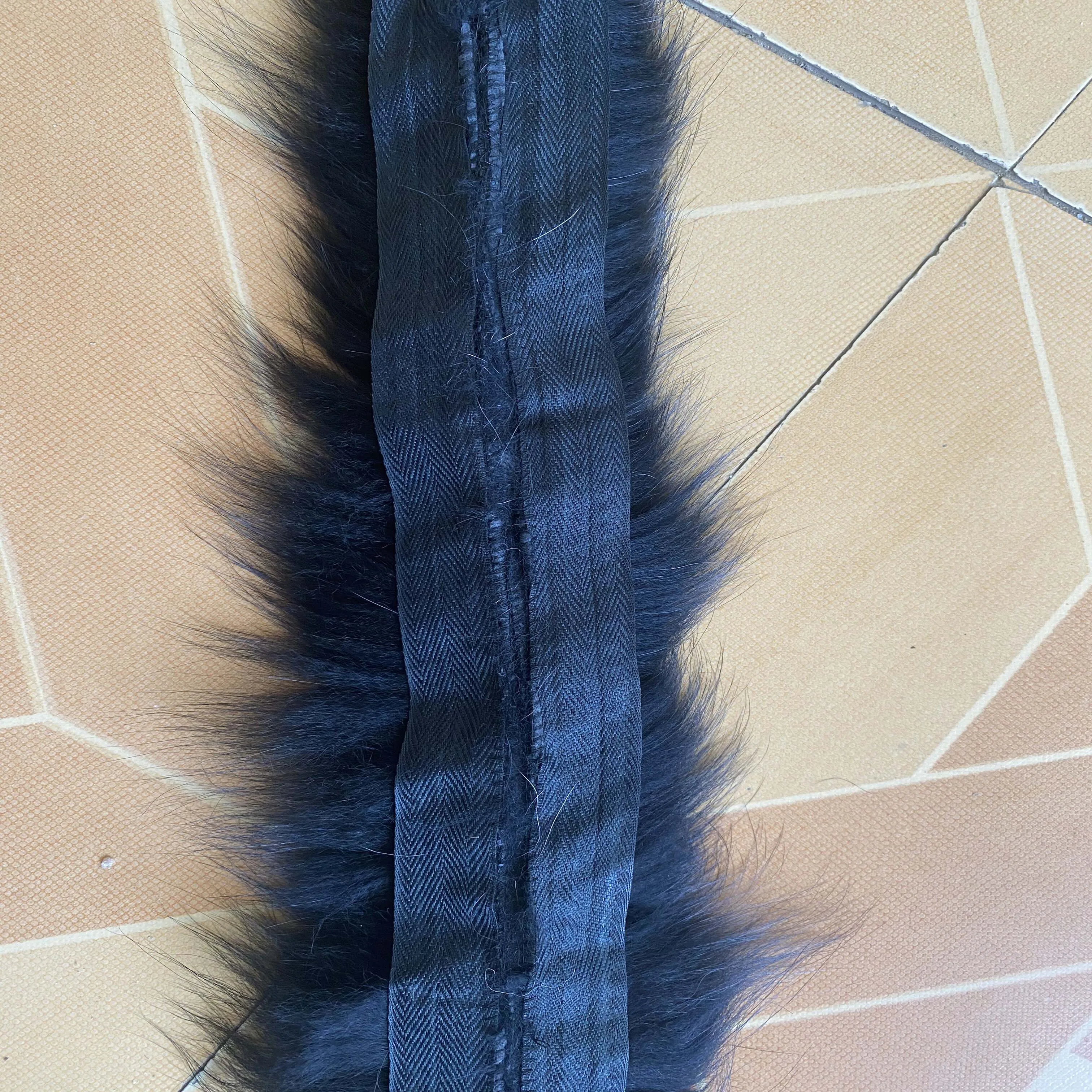 Воротник из натурального меха искусственная меховая отделка для пухового пальто