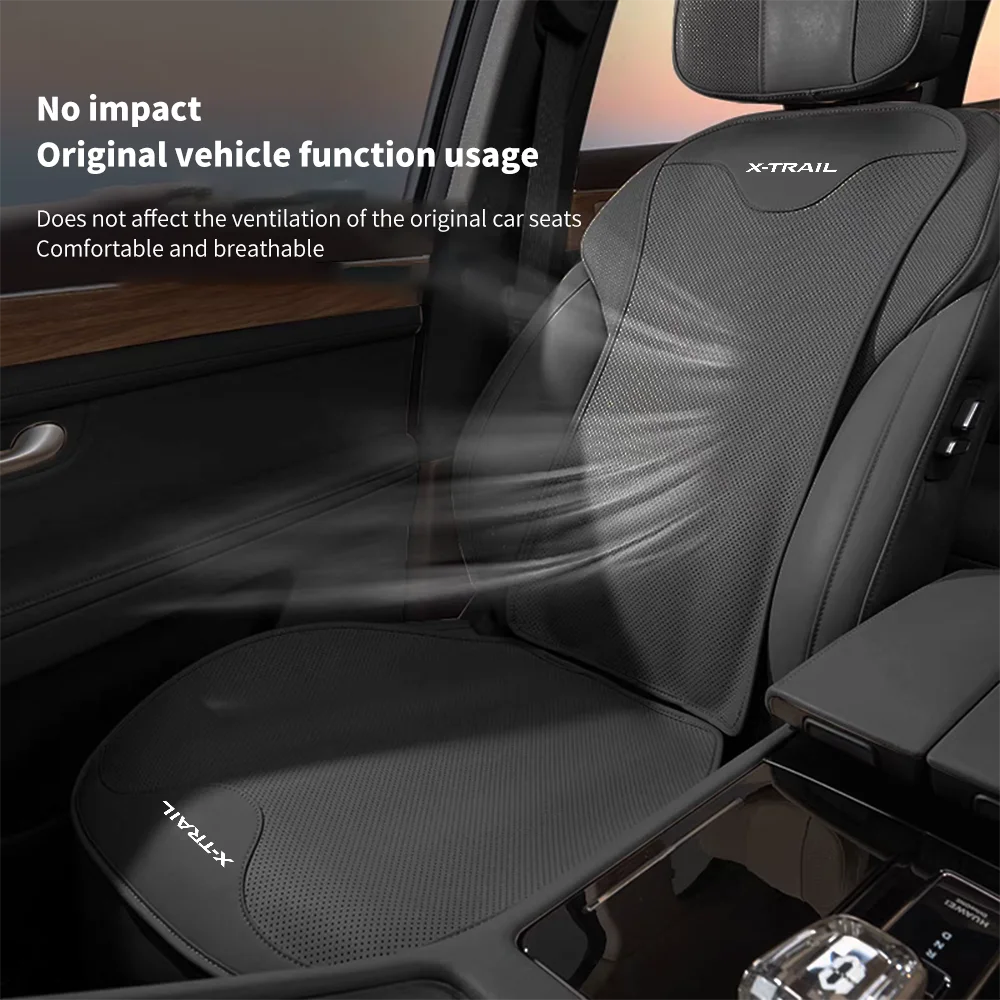 Дышащие кожаные чехлы на передние/задние автомобильные сиденья для Nissan X-Trail XTrail