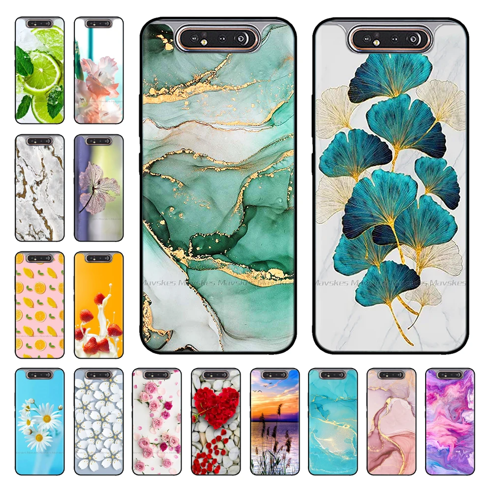 Чехол для Samsung A80, мягкий силиконовый чехол из ТПУ с животными для Samsung Galaxy A80, чехлы для телефонов Galaxy A 80 A805F A805, бампер, чехлы