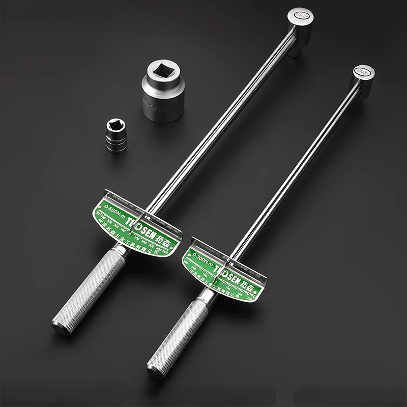 

300 Kg Point-type Manual High-torque Socket Wrench Bicycle Spark Plug Torque Wrench 45 Steel Heavy Hand Tools for Auto Mechanics