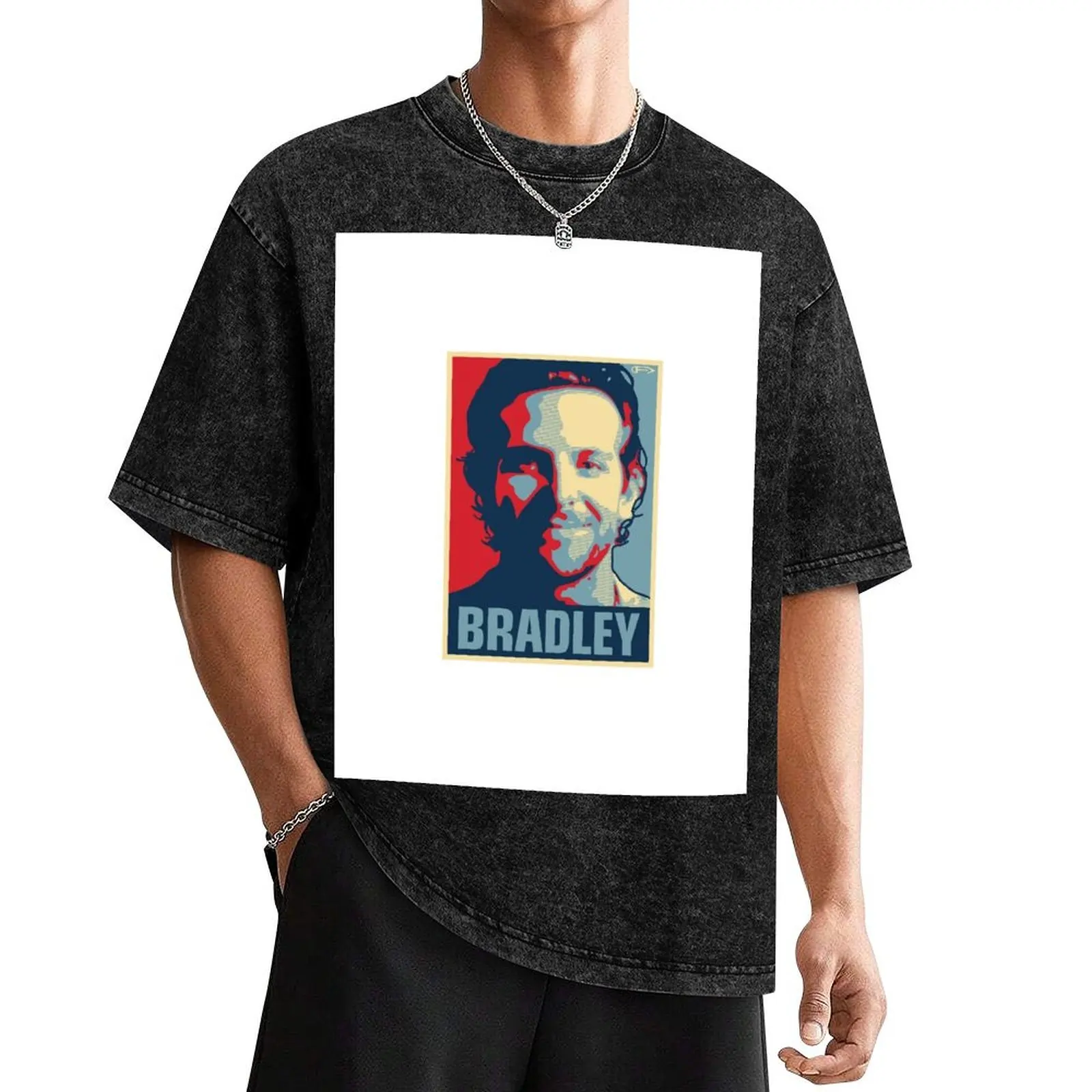 Футболка Брэдли летний топ рубашка Croswit мужская футболка с аниме короткими