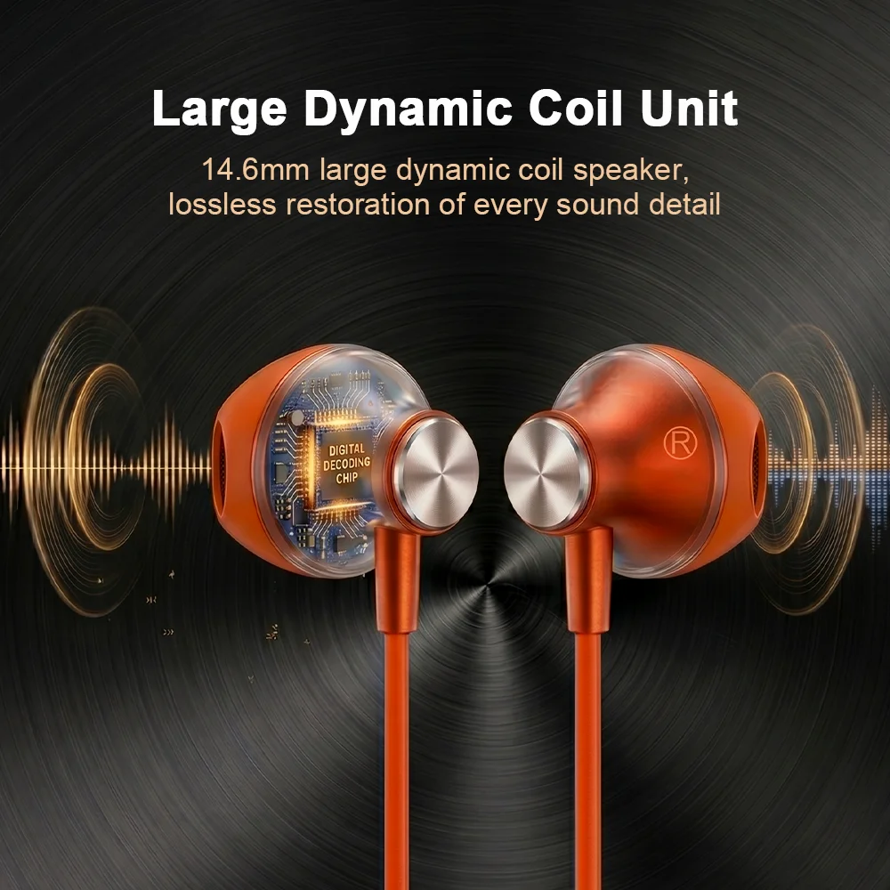 Фото Проводные наушники USB Type-C для iPhone 17, 16, 15 Pro Max, Xiaomi, iPad, Samsung Galaxy S26, HiFi-гарнитура с объемным звуком №2
