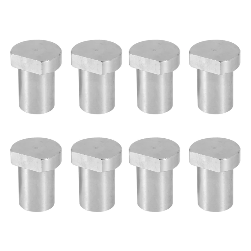 

JEYL 8Pcs Workbench Stoppers, Stainless Steel Limit Tenon Blocks, Fixed Woodworking Table Accessories