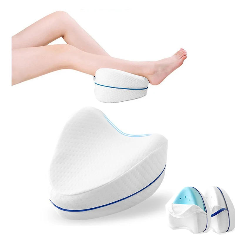 

Memory Foam Cotton Love Shape Leg Pillow Slow Rebound Relieve Fatigue Sleep Leg Pillow Back Hip Joint Pain Relief Support Pad