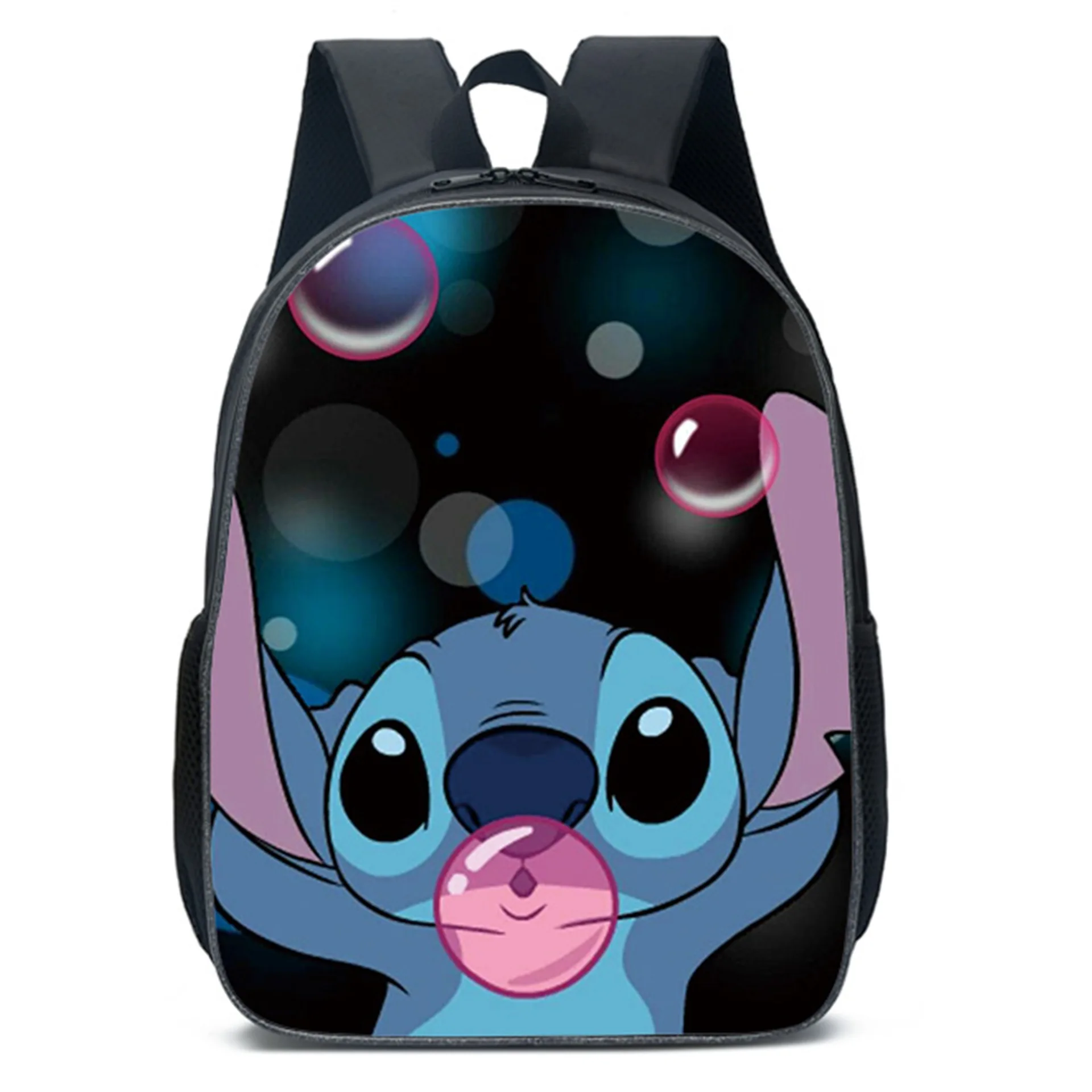 

14 Inch Disney Stitch Backpack Messenger Bag Anime School Bags for Boys Girls Gift Capacity Travel Laptop School Mochilas