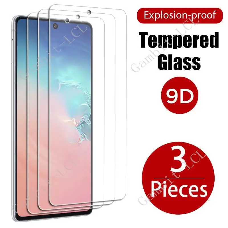 Закаленное стекло для Samsung Galaxy S10 Lite, 3 шт., защитная пленка на экран GalaxyS10Lite S10Lite SM-G770F 6,7 дюйма, защитная пленка