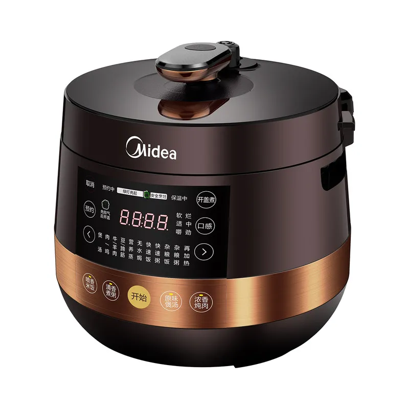 

Midea MY-YL50Easy203 Smart Electric Pressure Cooker Rice Pot 5L Official Double Gallbladder Reservation Rice Cooker